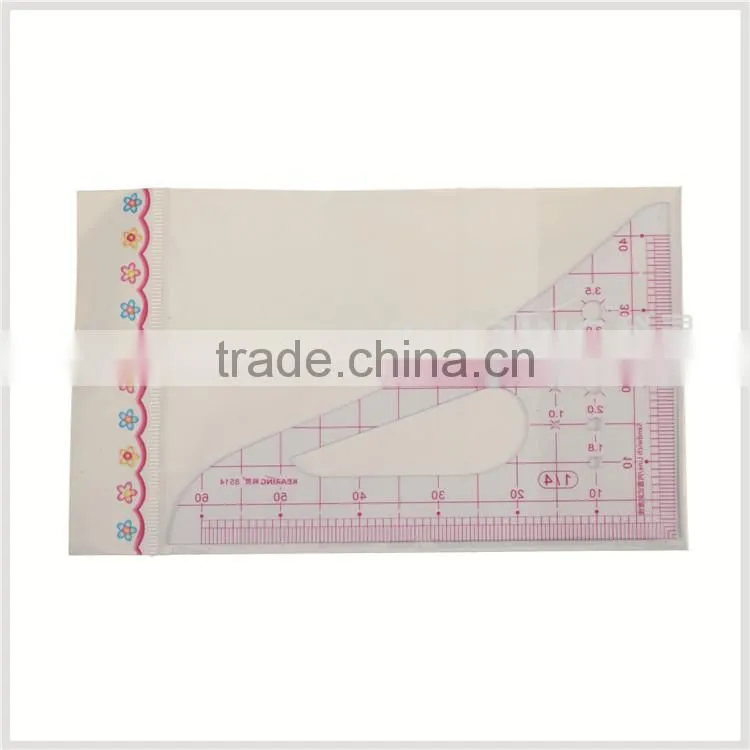 kearing brand plastic Scale ruler, 1/4 painting scale ruler ,garment pattern making rulers#8514