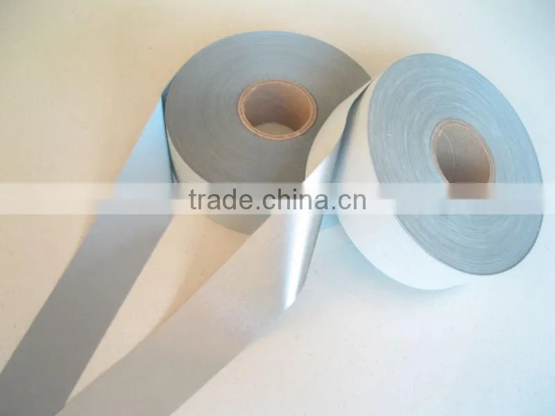 100% ployester reflective fabric tape for garments