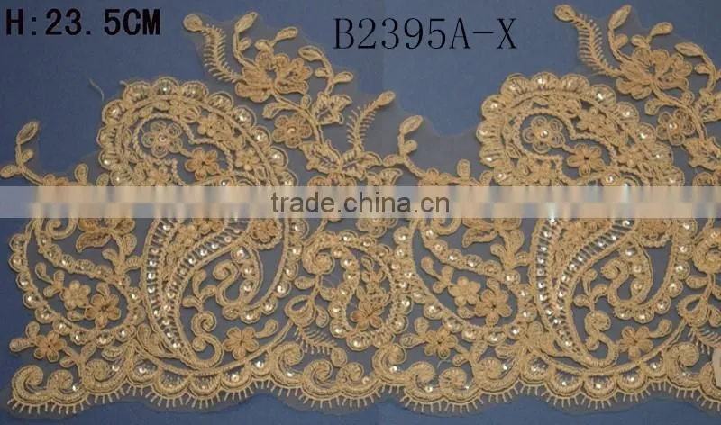 High Quality Guipure Lace Trim Cheap 100% Cotton Embroidery Lace Trim for Dress