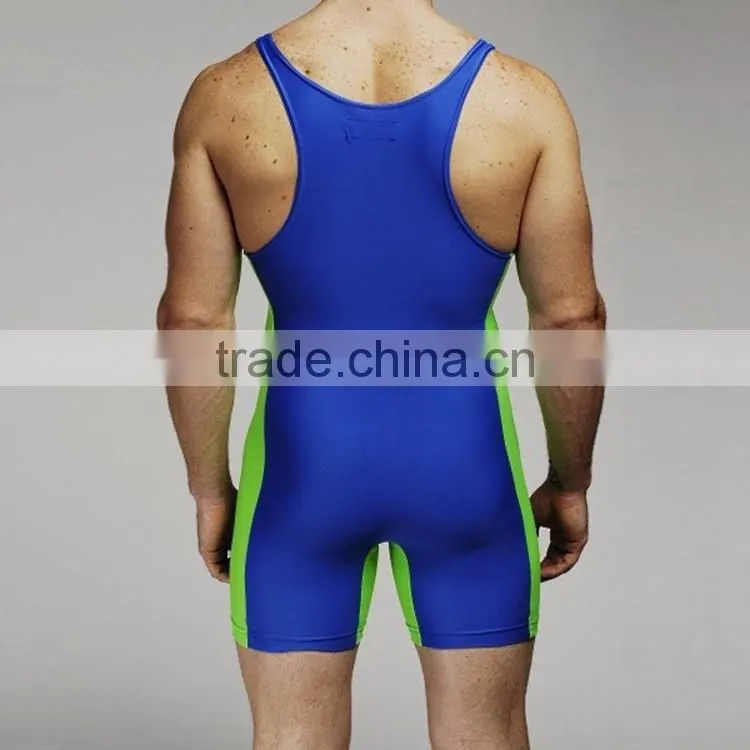 Made in China custom wrestling singlets