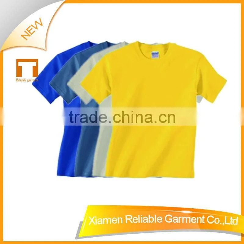 2016 160GSM plain t-shirt for children OEM/ODM with good quality all kinds of color