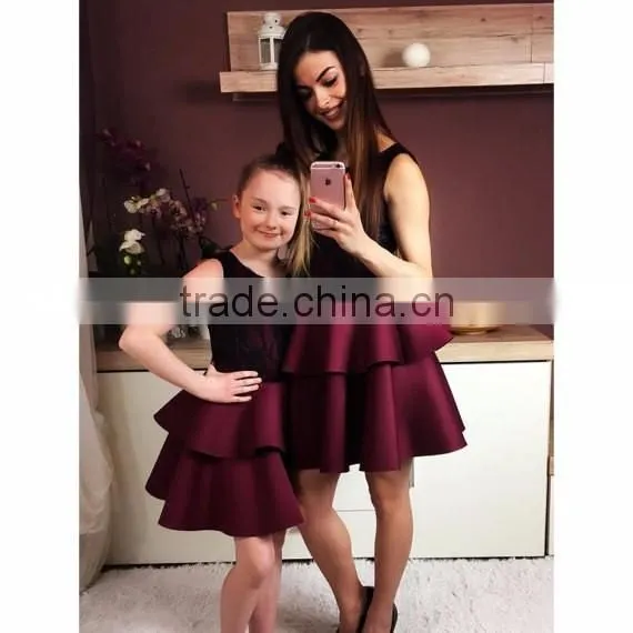 Wholesale Boutique clothing Summer Mother And Daughter Matching Dresses
