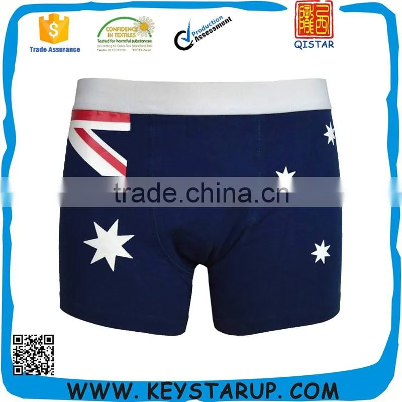 Free Samples Man Boxer Cotton Shorts Elastic Brand Underwear Suit