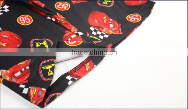 The car Printing fire prevention sleep wear baby boy sleeping wear