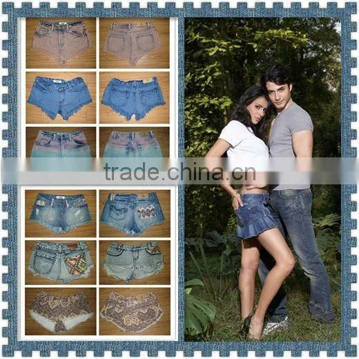 OEM wholesale high quality denim jeans women