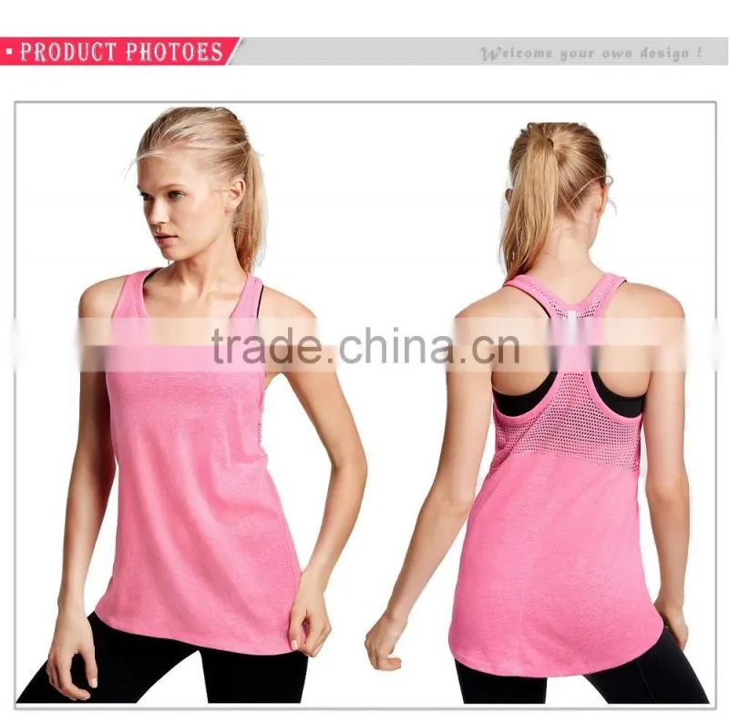 wholesale women's gym wear sportswear sexy sleeveless tank top for girls