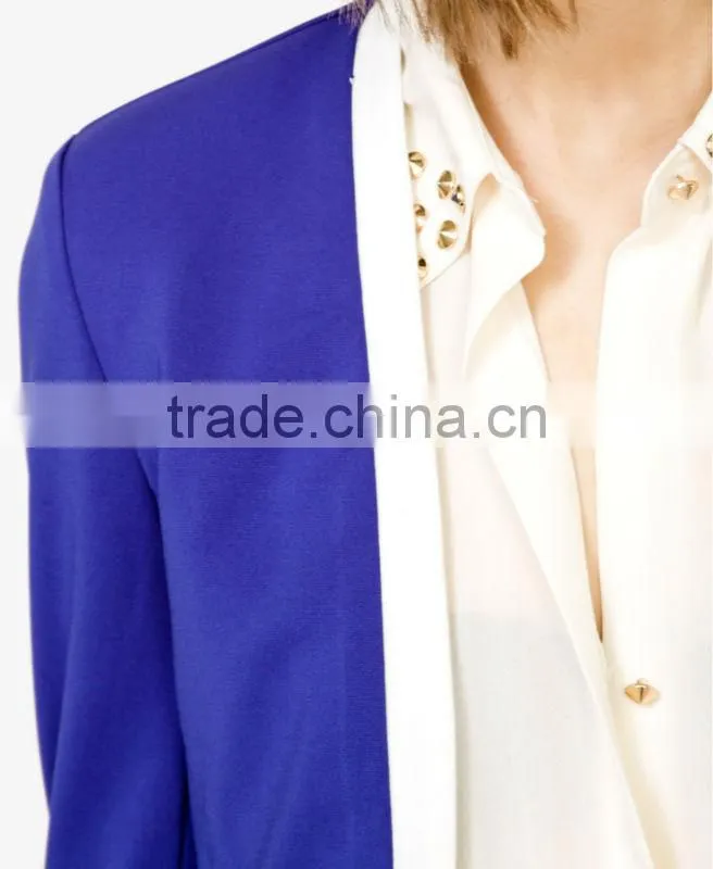 Ladies' Cropped Open Blazer