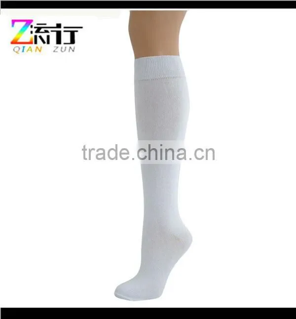 bulk wholesale 100% cotton knee high socks china custom sock manufacturer