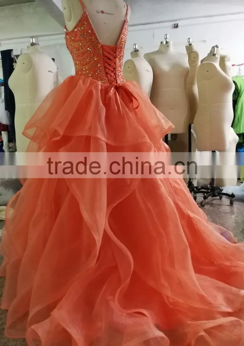 2017 Romantic design prom dress, evening gownED527