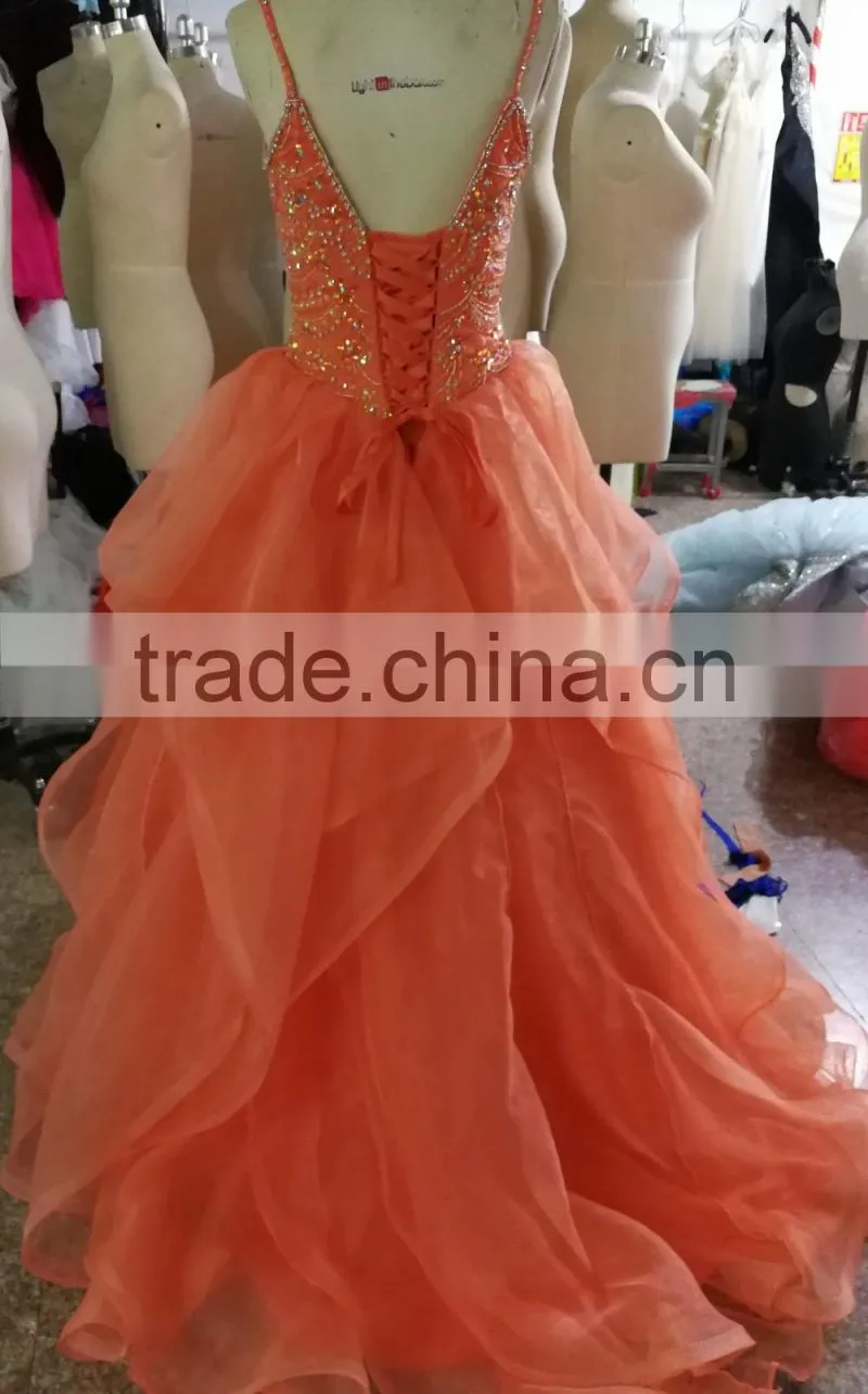 2017 Romantic design prom dress, evening gownED527