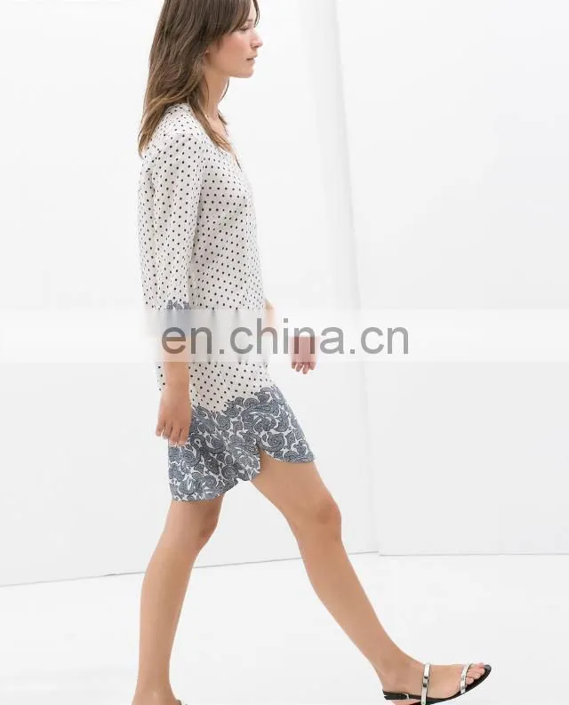 China supplier new style women fashion beach blouse wholesale