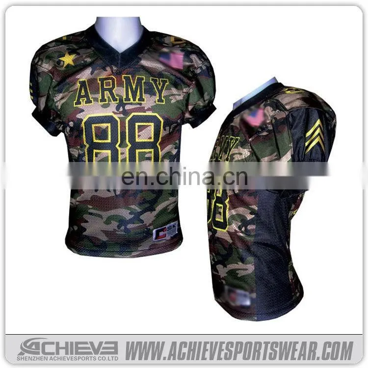 Hot selling design custom football jersey at lowest price