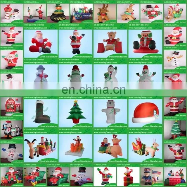 Outdoor Christmas Inflatable Angel Playing Trumpet, Fabric Christmas Angel Ornament