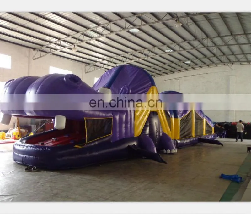 2014 high quality new design giant Inflatable hippo obstacle course for sale