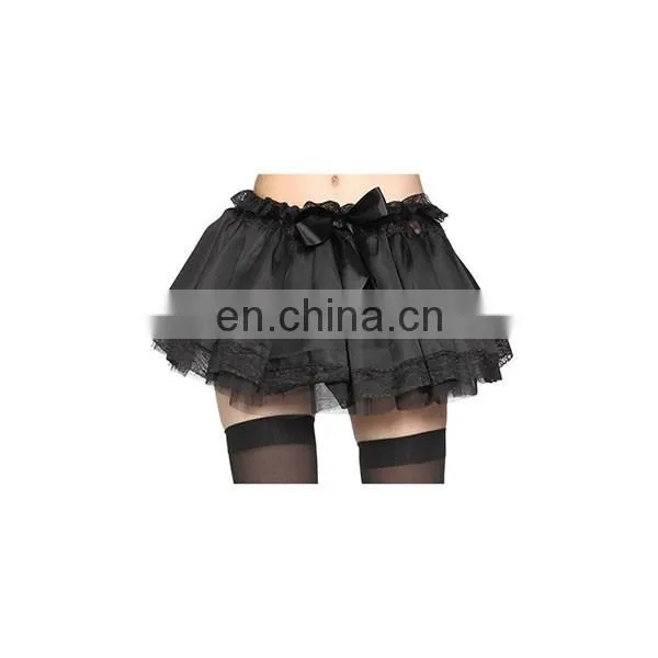 Multi layer tutu skirt black
