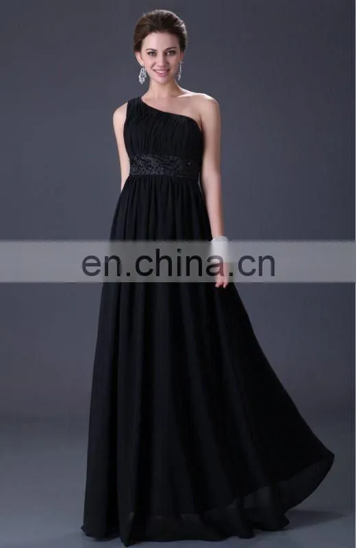 Hot Sale Women One Shoulder Long Bridesmaid Dress Grace Karin Chiffon Colorful Cheap Evening Dresses China Alibaba CL4107