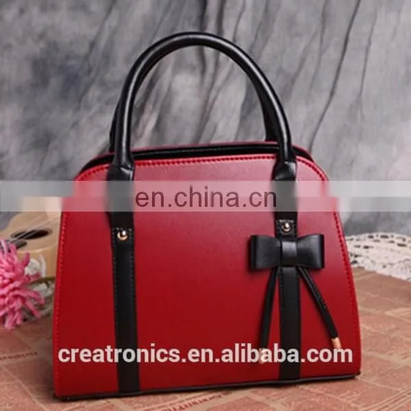 CR high quality control system wholesale designer elegance women bag bowknot shell bag rose red fashion bag ladies handbag 2016
