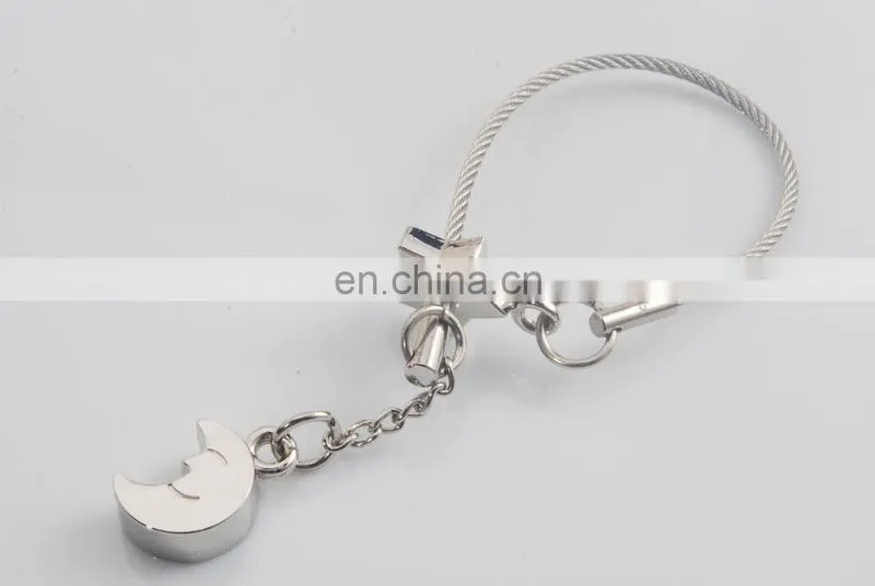 Customized Metal Eiffel Tower Sticker Keychain with Epoxy