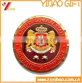 2015 cheapest seatile metal gold coins with antique plated