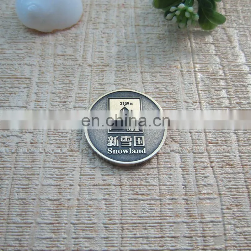 Antique custom engraved unique silver coins
