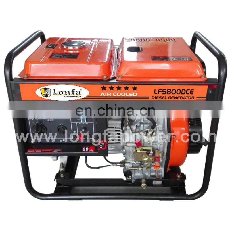 3kva/5kva/6kva/7kva/8kva Open Type Power Diesel Generator Set