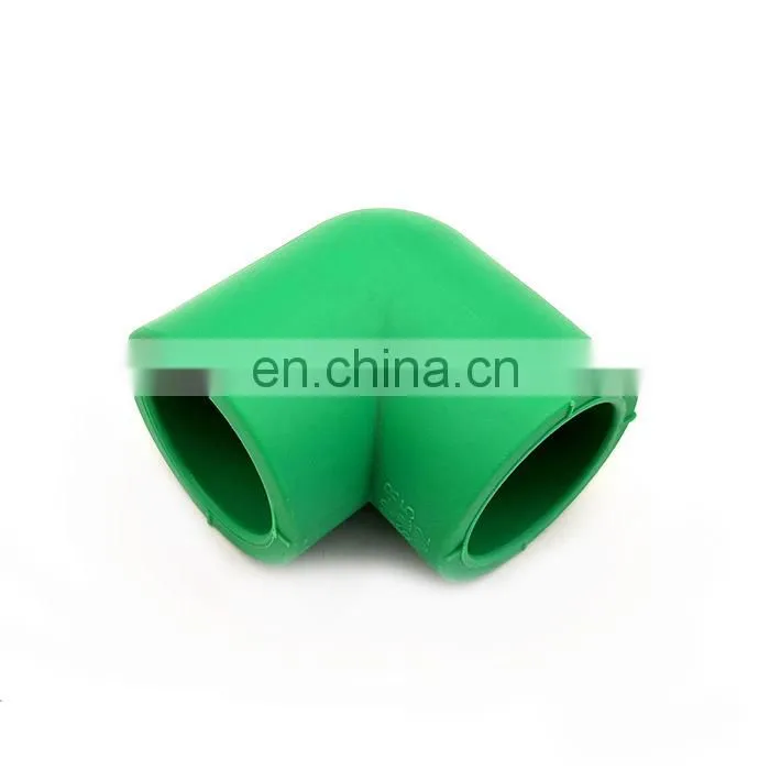 Chinese factory plastic water pipe connectors green Din standard ppr pipe fittings