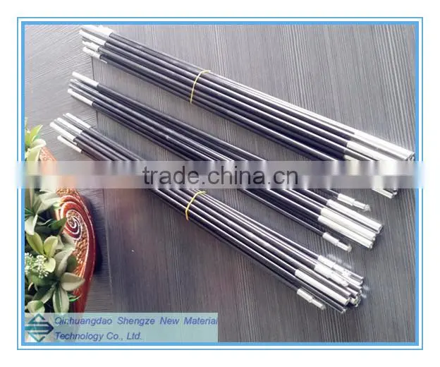fiberglass tent pole/ FRP good quality tent poles/ Circle pressure test tent rod
