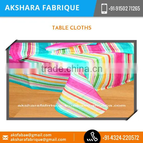 Professional Supplier Selling Standard Size Cotton Table Cloth