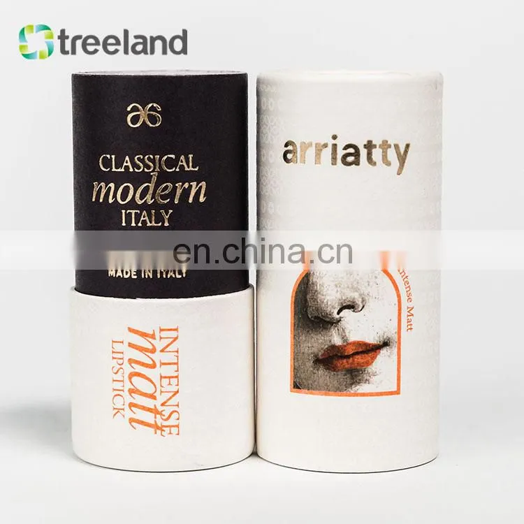 Eco friendly custom plastic free deodorant stick paper tube packaging tube with custom print