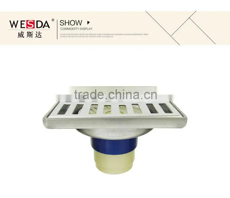 WESDA Bathroom Accessories Stainless steel anti-odor floor drain(2614)
