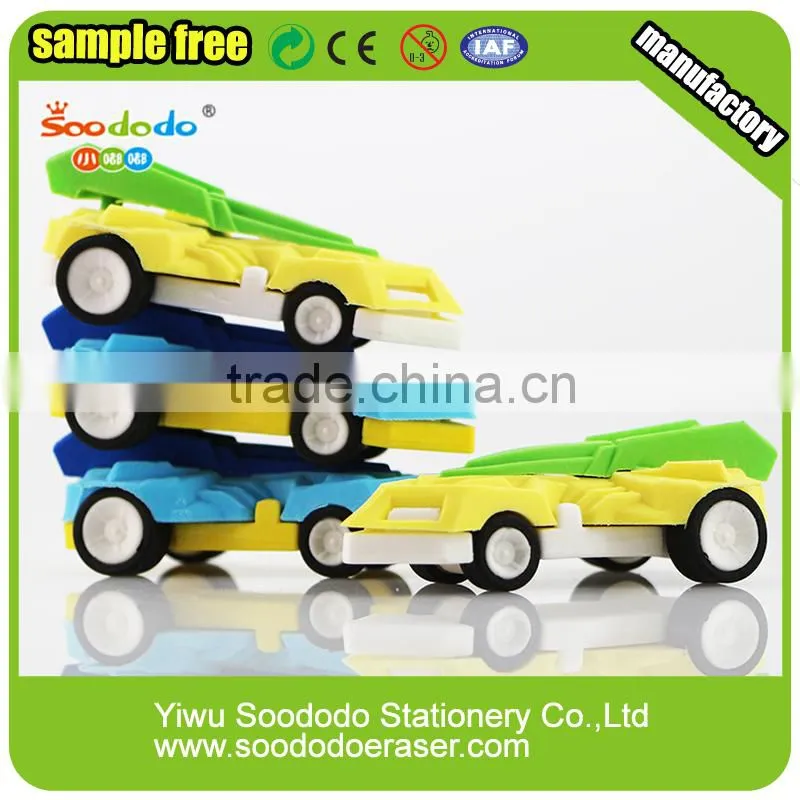 Cool Sandpile Car Puzzle Eraser Toy For Boys