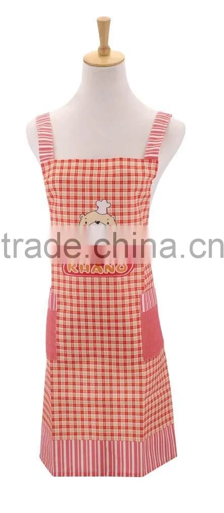 Callia 2015 fashion apron cotton / waterproof/ CPE/Polyester