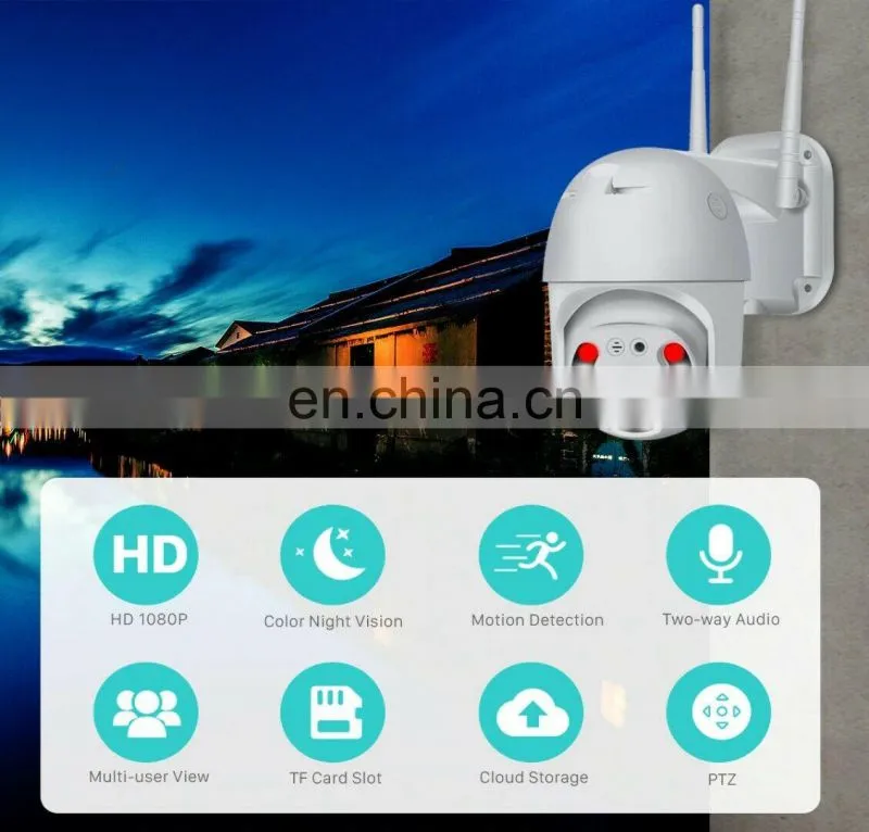 1080P WIFI IP Wireless Camera Outdoor CCTV HD PTZ Smart Home Security IR 360 Cam YOOSEE Icsee