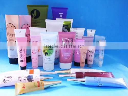 PE tube with metal roll on ball and UV coated screw cap