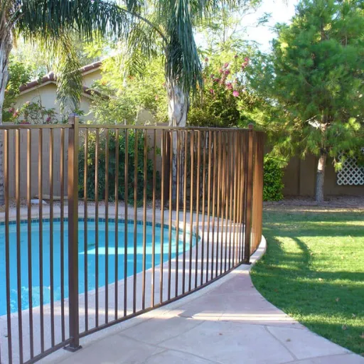 wrought iron pool fence (1)