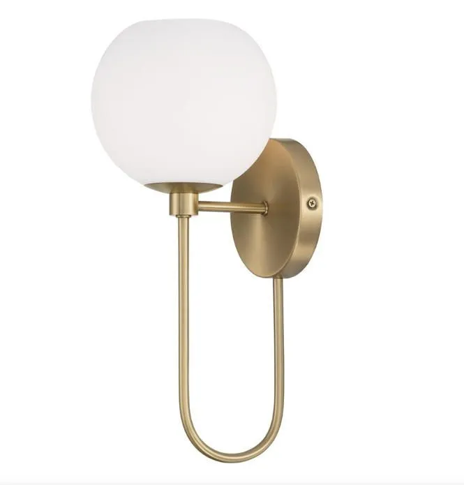 modern glass Ansley Wall Sconce