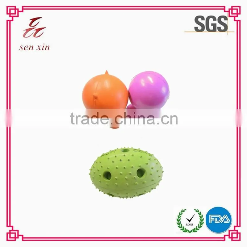 2016 factory supply inflatable/soft/promotiomal/sports/bath rubber bouncing dog toy