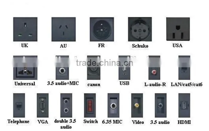 BW-K62 Pop-up Concealed Electrical Sockets