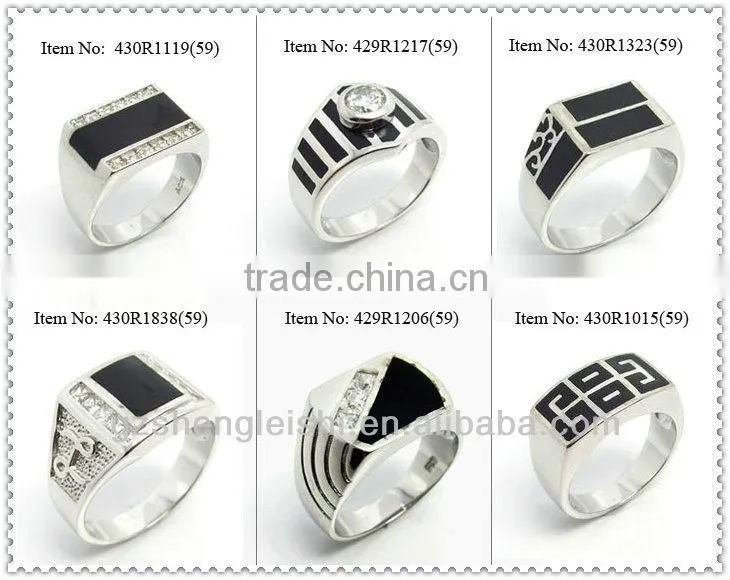 platinum plating silver charms of letter M