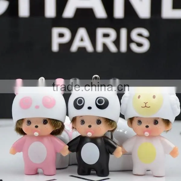 Plastic Promotional Keychain for Decoration For Girls