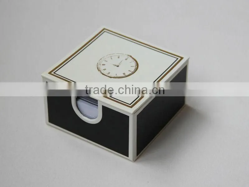 notepaper in gift paper box