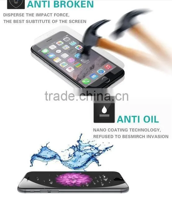 2016 Hot Selling new premium tempered glass screen guard protector ,for tempered glass iphone 6 ,for iphone 6 screen protector
