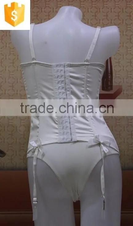 2016 the pure white babydoll/The sexy silicone bone lingerie
