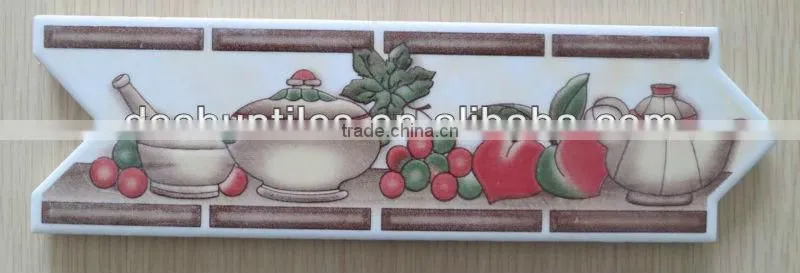 80x250mm Arrow ceramic decorative border tile
