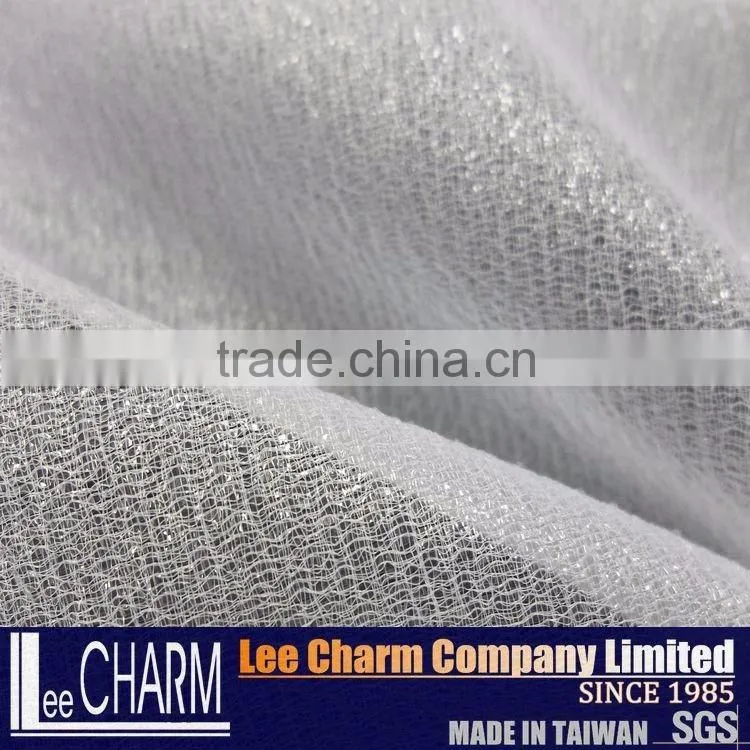Ruffled Organza Printed Fabric