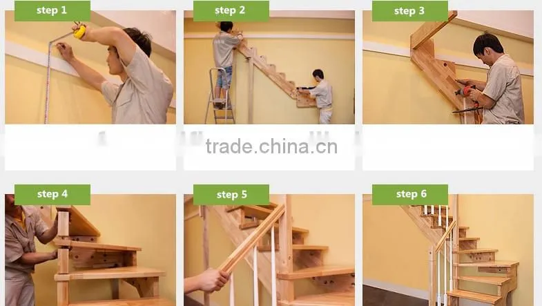 36" Triangle shape oak stair tareds