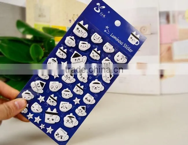 3 d cartoon fancy nail sticker