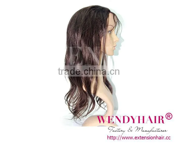 8A Full Top Human Hair Lace Wig