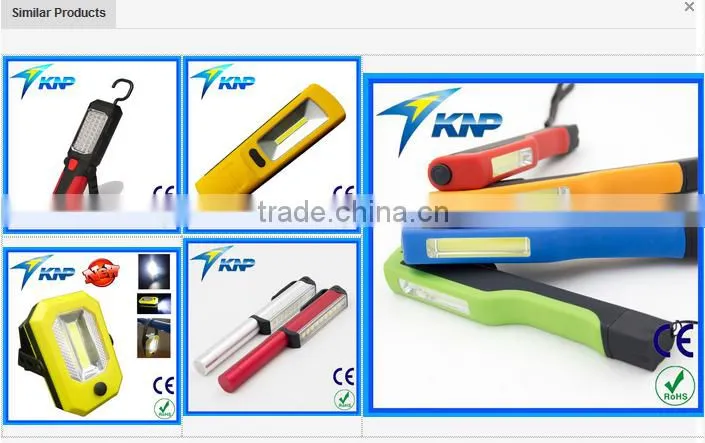 Bright Light COB LED Worklight Magnetic Inspection Lamp Torch