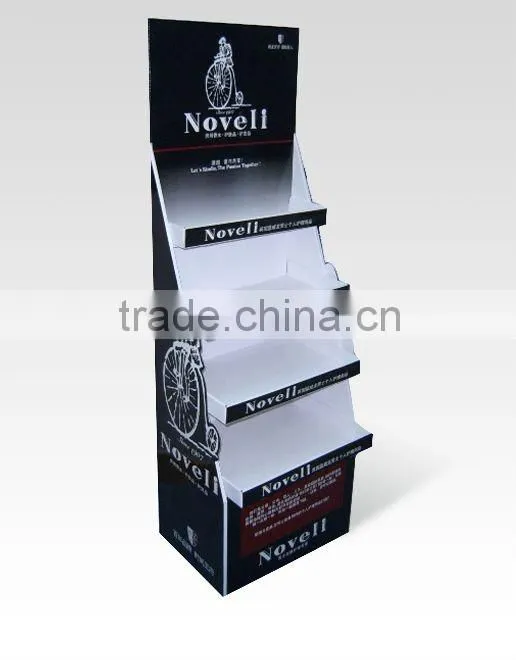 2011 new style floor paper display stand